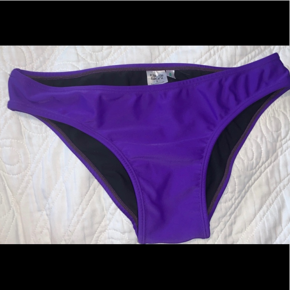 purple kauai bikini bottoms